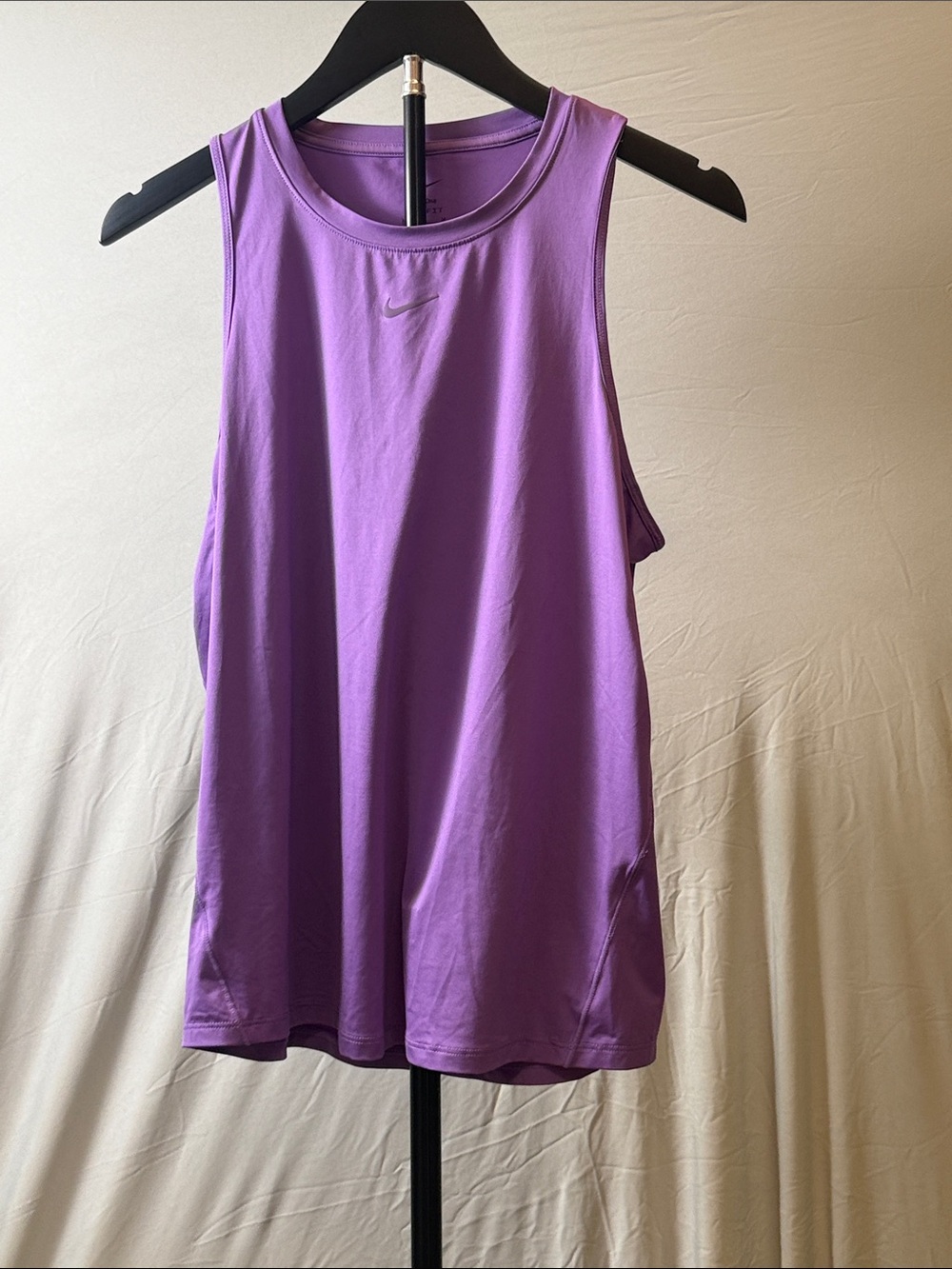 Nike Purple Dri-Fit Scoop Neck Athletic Tank Top
